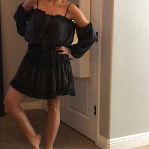 SOLD- Beautiful and soft trendy mini dress